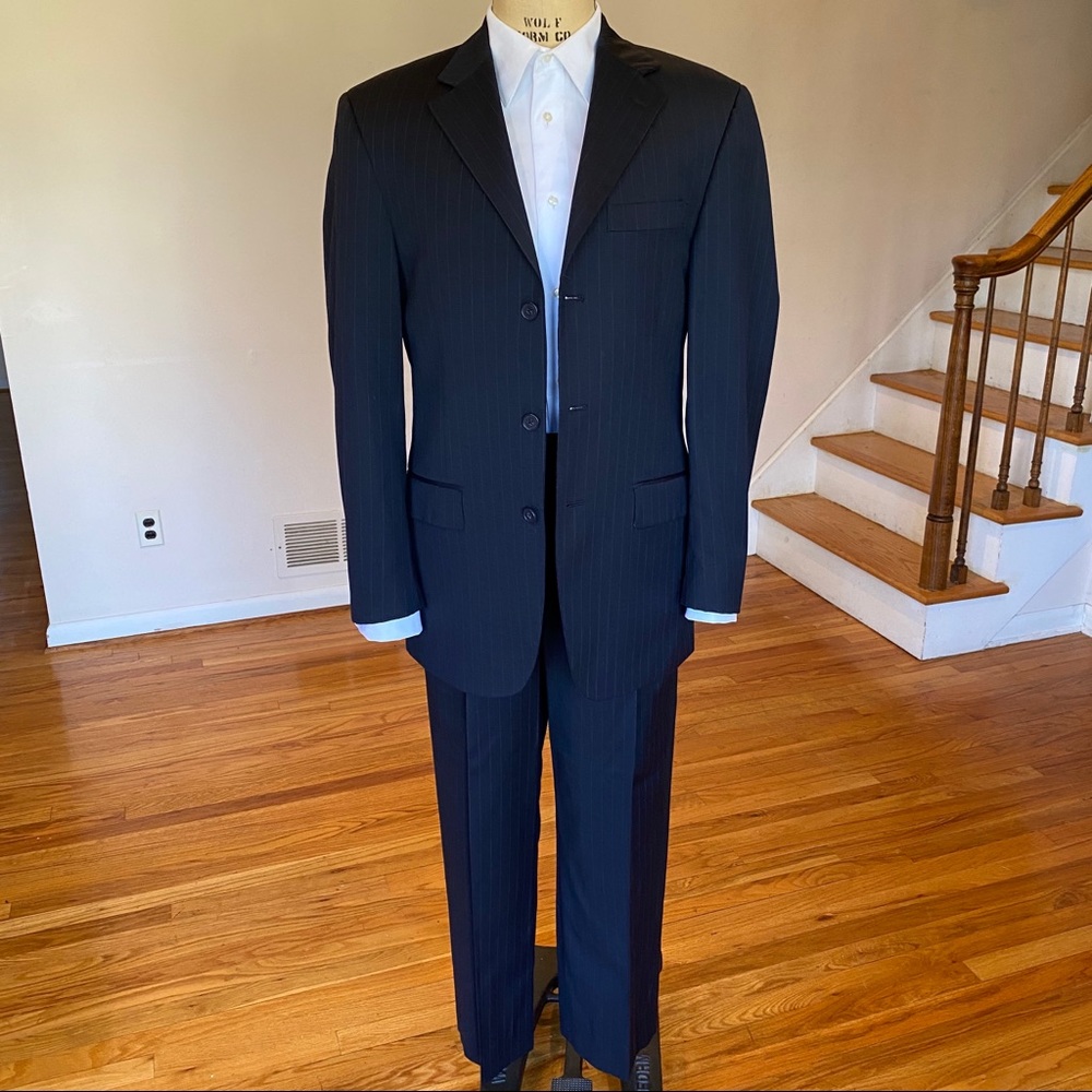 🔥Andrew Fezza🔥Suit Worsted Wool Size 38R